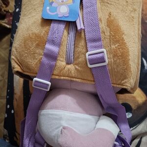 Lankybox Backpack with Purple Straps